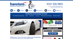 Desktop Screenshot of hanstons.co.uk